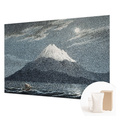 Vliesová fototapeta do ložnice Měsíční noc