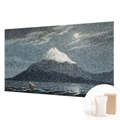 Vliesová fototapeta do ložnice Měsíční noc