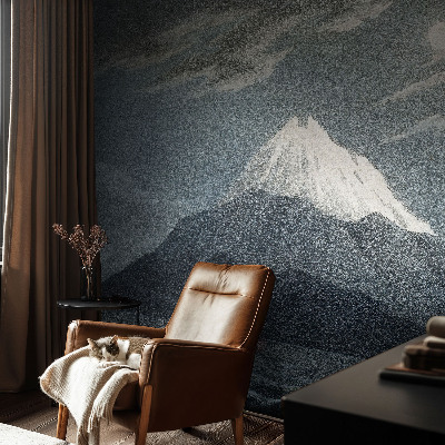 Vliesová fototapeta do ložnice Měsíční noc