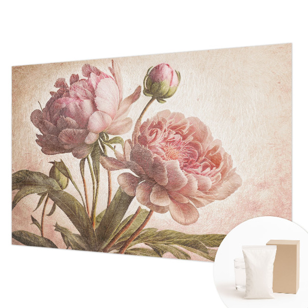 Fototapeta na míru do ložnice Křehké pivoňky