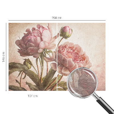 Fototapeta na míru do ložnice Křehké pivoňky