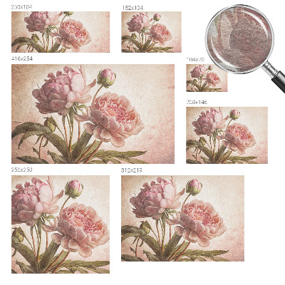 Fototapeta na míru do ložnice Křehké pivoňky