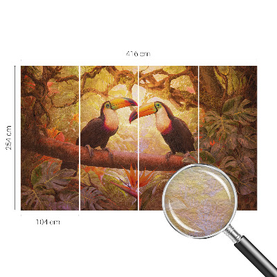 Fototapeta na stěnu Barevné tukani