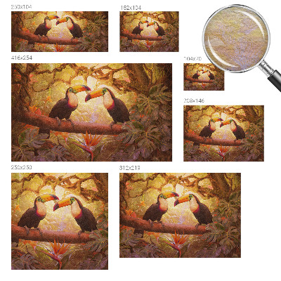 Fototapeta na stěnu Barevné tukani