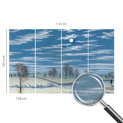 Vliesová fototapeta do obýváků Zimní krajina