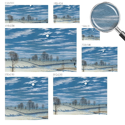 Vliesová fototapeta do obýváků Zimní krajina