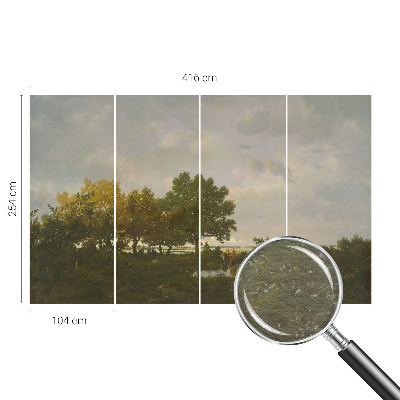 Fotografická tapeta vliesová Lesní krajina