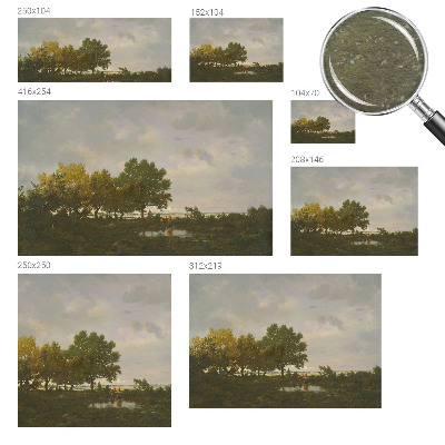 Fotografická tapeta vliesová Lesní krajina