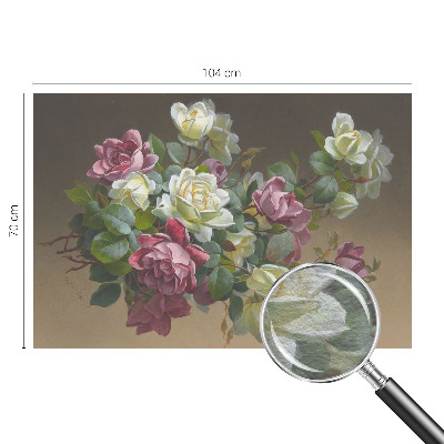 Fototapeta s potiskem na vliesu Květinová elegance