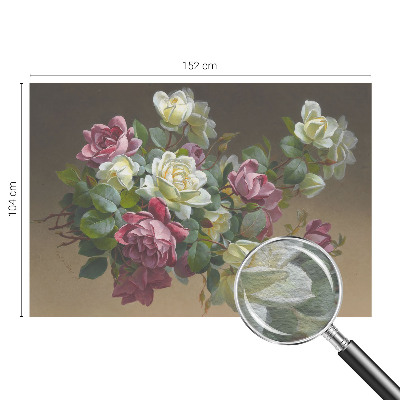 Fototapeta s potiskem na vliesu Květinová elegance