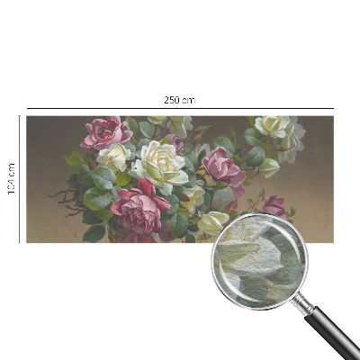 Fototapeta s potiskem na vliesu Květinová elegance