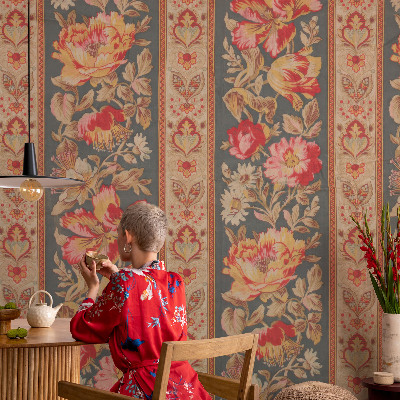 Moderní fototapeta na míru Barevné květiny