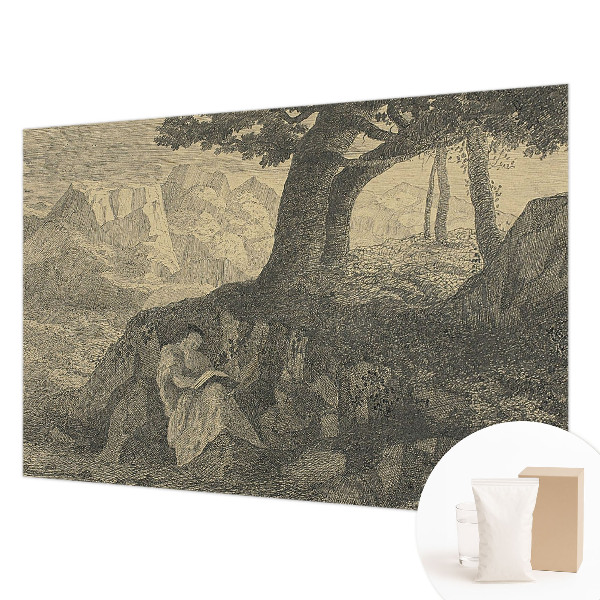 Fotografická tapeta na vliesu Čtení postavy