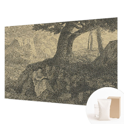 Fotografická tapeta na vliesu Čtení postavy