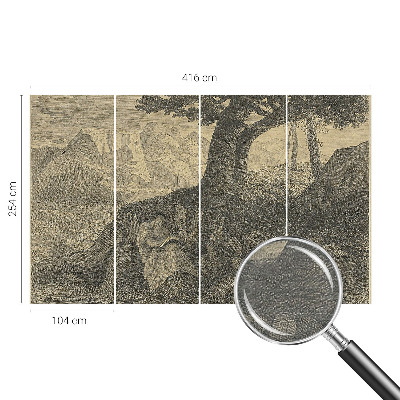 Fotografická tapeta na vliesu Čtení postavy