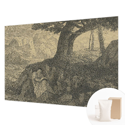 Fotografická tapeta na vliesu Čtení postavy