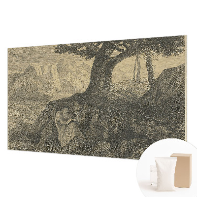 Fotografická tapeta na vliesu Čtení postavy