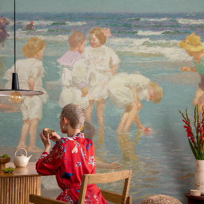 Fototapeta do obýváku Dětství na pláži