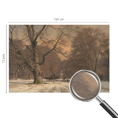 Fototapeta do ložnice Zimní krajina