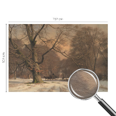 Fototapeta do ložnice Zimní krajina