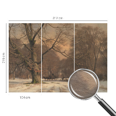 Fototapeta do ložnice Zimní krajina