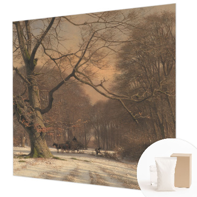 Fototapeta do ložnice Zimní krajina