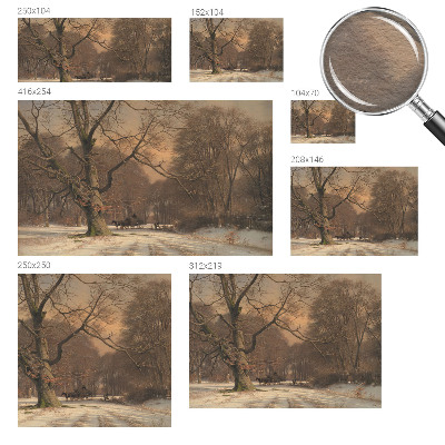 Fototapeta do ložnice Zimní krajina