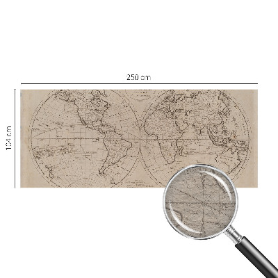 Vliesová fototapeta do obýváků Stará mapa