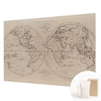 Vliesová fototapeta do obýváků Stará mapa