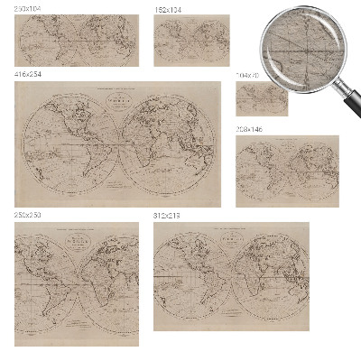 Vliesová fototapeta do obýváků Stará mapa
