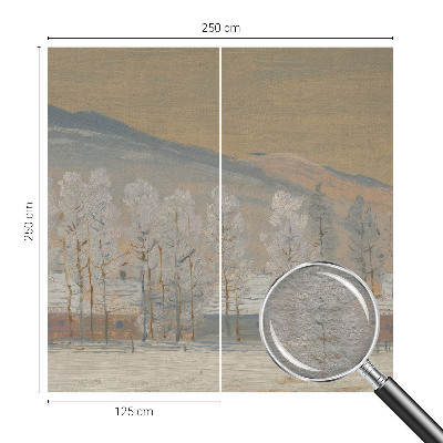 Dekorativní fototapeta na zeď Zimní krajina