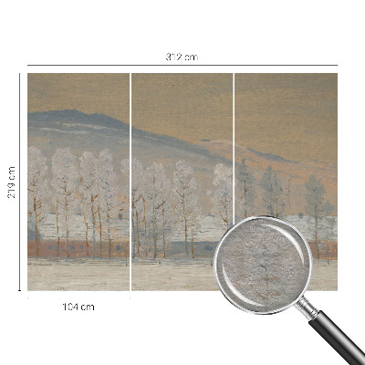 Dekorativní fototapeta na zeď Zimní krajina