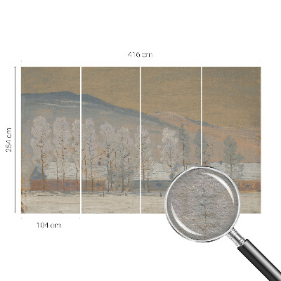 Dekorativní fototapeta na zeď Zimní krajina