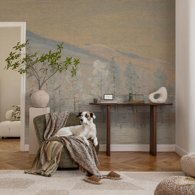 Dekorativní fototapeta na zeď Zimní krajina