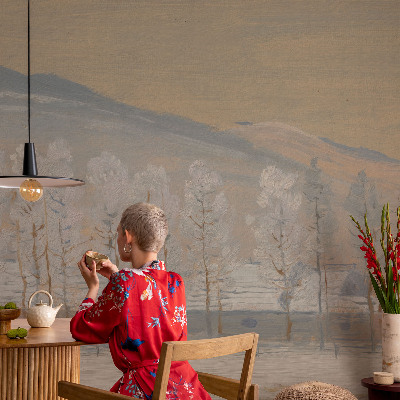 Dekorativní fototapeta na zeď Zimní krajina