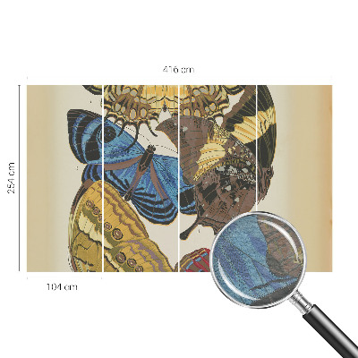 Fototapeta s potiskem na vliesu Inspirace motýly