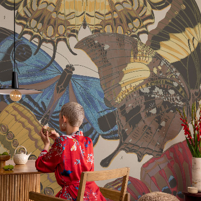 Fototapeta s potiskem na vliesu Inspirace motýly