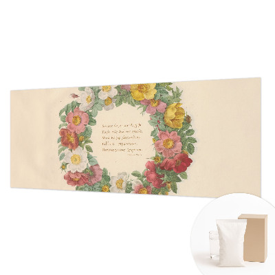 Vliesová fototapeta na zeď Květinový věnec