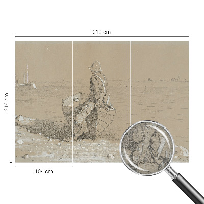 Fotografická tapeta vliesová Nostalgická scéna