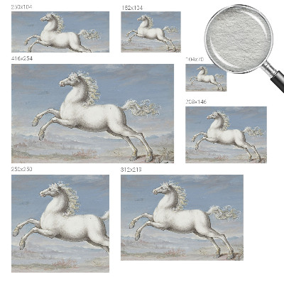 Dekorativní fototapeta na zeď Koně ve skoku