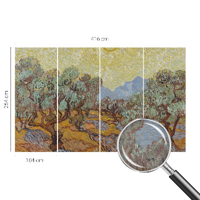 Fototapeta na míru do ložnice Olivovníky