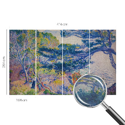 Vliesová fototapeta do ložnice Impresionistická krajina