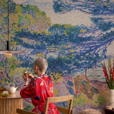 Vliesová fototapeta do ložnice Impresionistická krajina