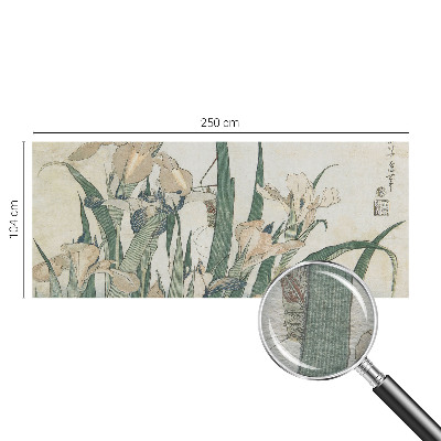 Fototapeta s potiskem na vliesu Jemné kosatce