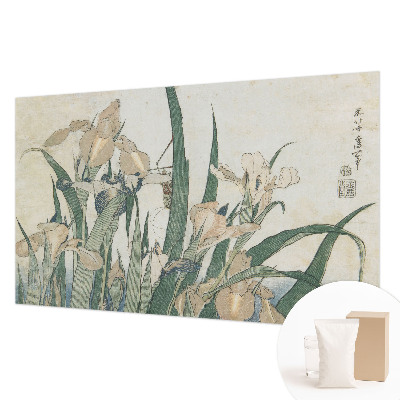 Fototapeta s potiskem na vliesu Jemné kosatce