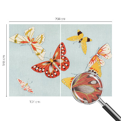 Fototapeta na míru do ložnice Umělecké motýly