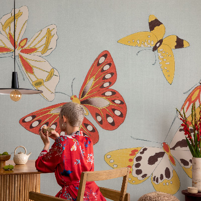 Fototapeta na míru do ložnice Umělecké motýly