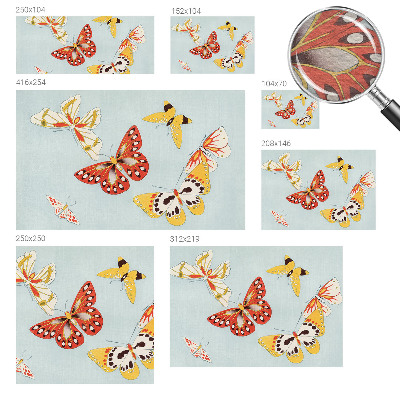 Fototapeta na míru do ložnice Umělecké motýly