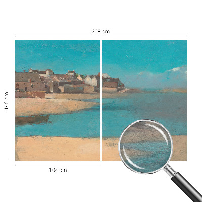 Moderní fototapeta na míru Klidná vesnice