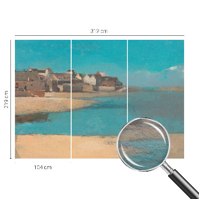 Moderní fototapeta na míru Klidná vesnice